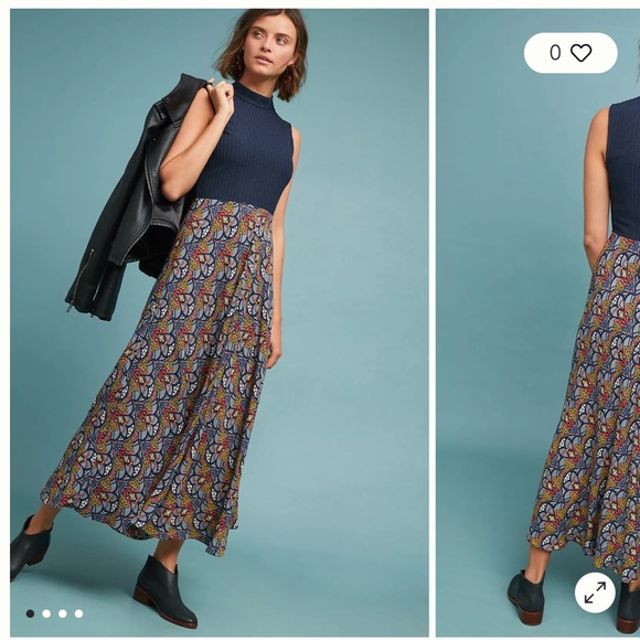 Anthropologie Sophie sweater dress blue medium - Picture 5 of 13